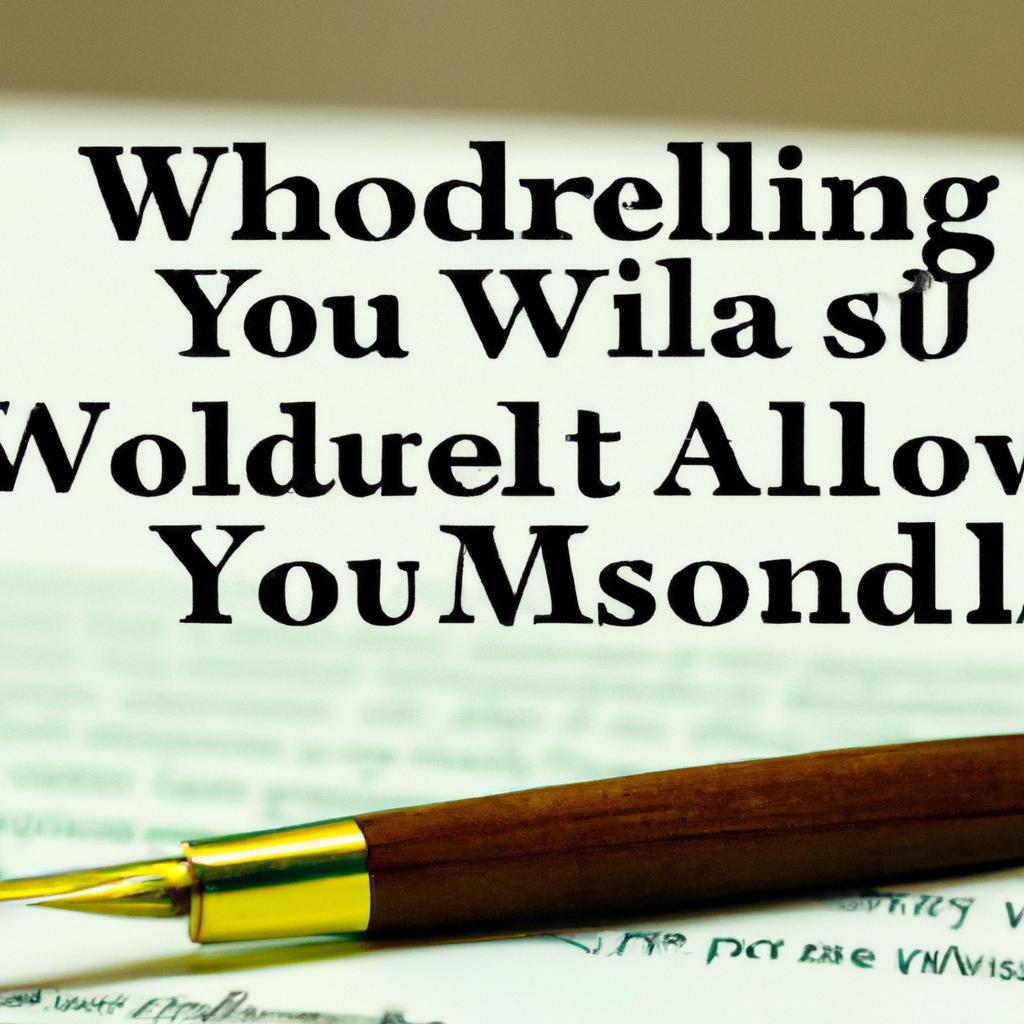 Understanding⁣ the Implications ⁣of Modifying⁣ Your Will